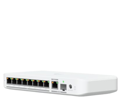 Switche Ubiquiti 8p USW-Flex-2.5G-8-PoE (8x2500Mbit) PoE In